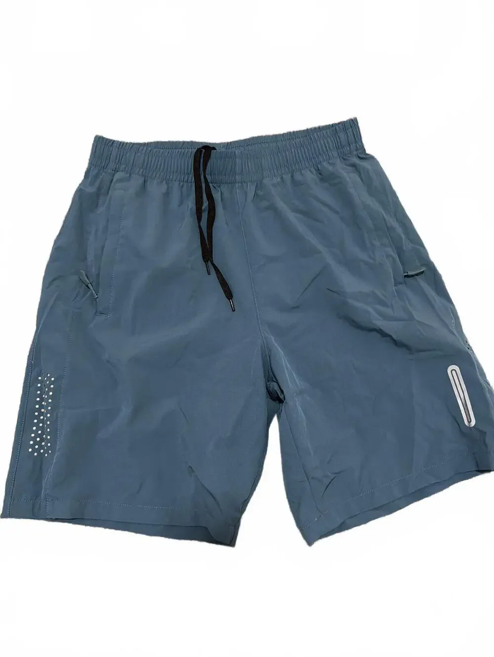 Boys Blue Athletic Shorts with Zipper Shorts XL